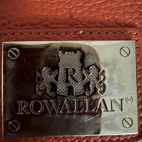 Rowallan Of Scotland Orange Leather Pouch - Picture 5 of 8